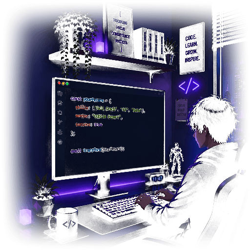 A developer at work, with the CODiiN code on screen